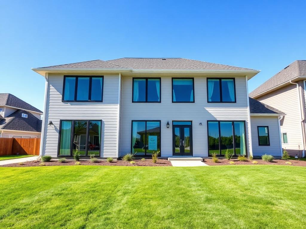 Before window tint — Full-home exterior tint